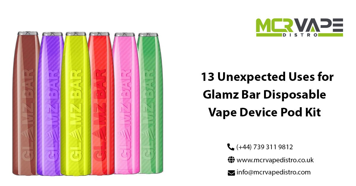 13 Unexpected Uses for Glamz Bar Disposable Vape Device Pod Kit