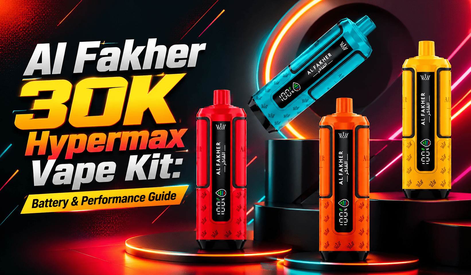 Al Fakher 30K Hypermax Vape Kit: Battery & Performance Guide