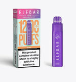 bulk wholesale 2 in 1 Elfbar 1200 Puffs Prefilled Pod Kit Box of 5 - Grape