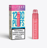 bulk wholesale 2 in 1 Elfbar 1200 Puffs Prefilled Pod Kit Box of 5 - Strawberry Ice