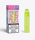 bulk wholesale 2 in 1 Elfbar 1200 Puffs Prefilled Pod Kit Box of 5 - Lemon Lime