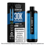 Al Fakher 30K Crown Bar Hypermax Vape Kit Pack 5 - Wholesale Price !
