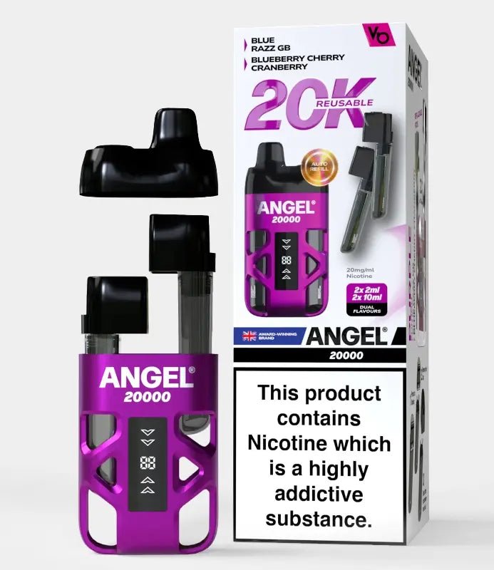 bulk wholesale Angel 20000 Vape Kit Box of 5 - Purple Edition