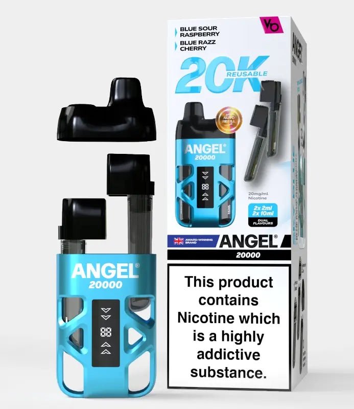 bulk wholesale Angel 20000 Vape Kit Box of 5 - Sky Blue Edition