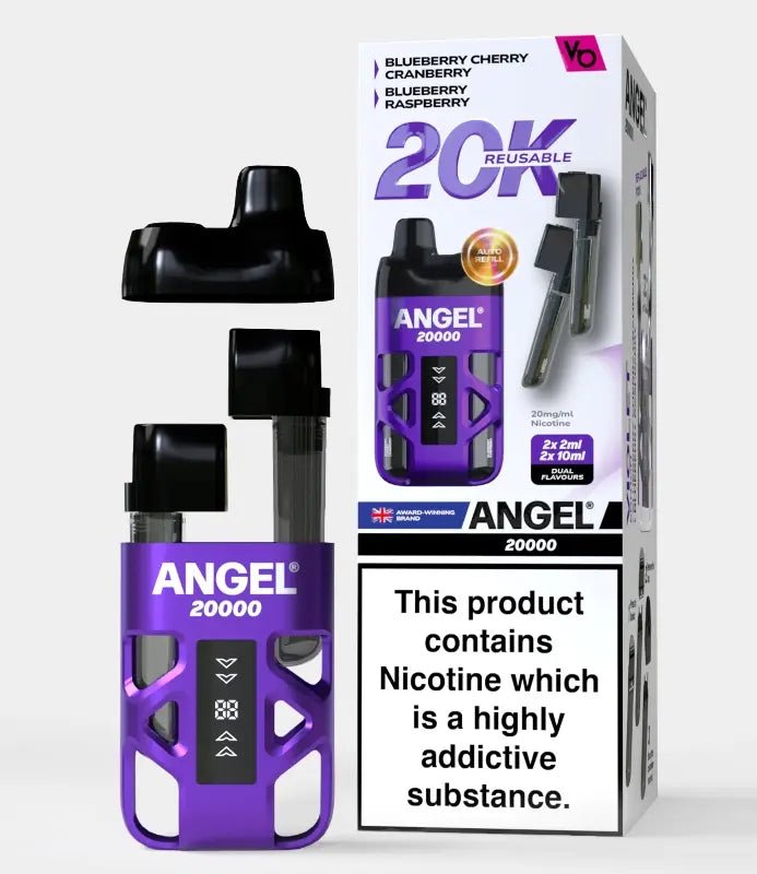 bulk wholesale Angel 20000 Vape Kit Box of 5 - Violet Edition
