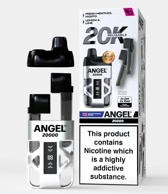bulk wholesale Angel 20000 Vape Kit Box of 5 - White Edition