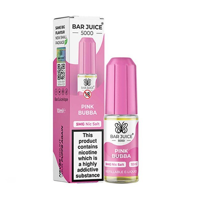 bulk wholesale Bar Juice 5000 Nic Salts Box of 10 - Pink Bubba