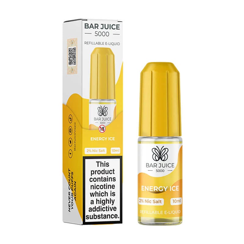 bulk wholesale Bar Juice 5000 Nic Salts Box of 10 - Energy Ice