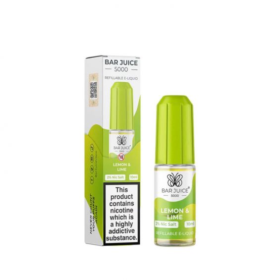 bulk wholesale Bar Juice 5000 Nic Salts Box of 10 - Lemon & Lime