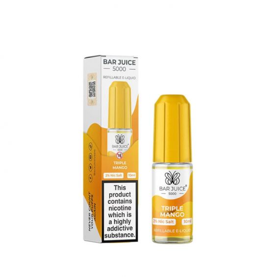 bulk wholesale Bar Juice 5000 Nic Salts Box of 10 - Triple Mango