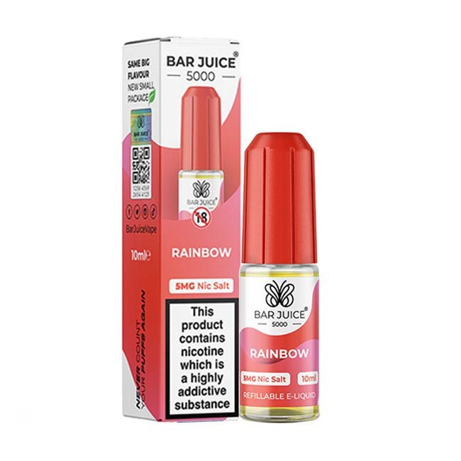 bulk wholesale Bar Juice 5000 Nic Salts Box of 10 - Rainbow