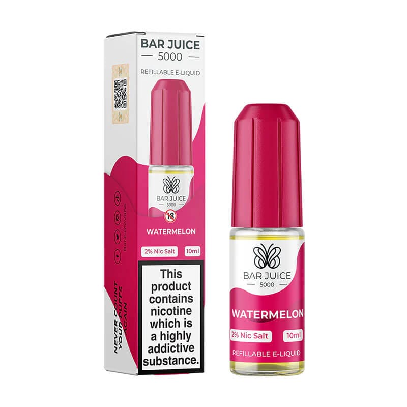 bulk wholesale Bar Juice 5000 Nic Salts Box of 10 - Watermelon