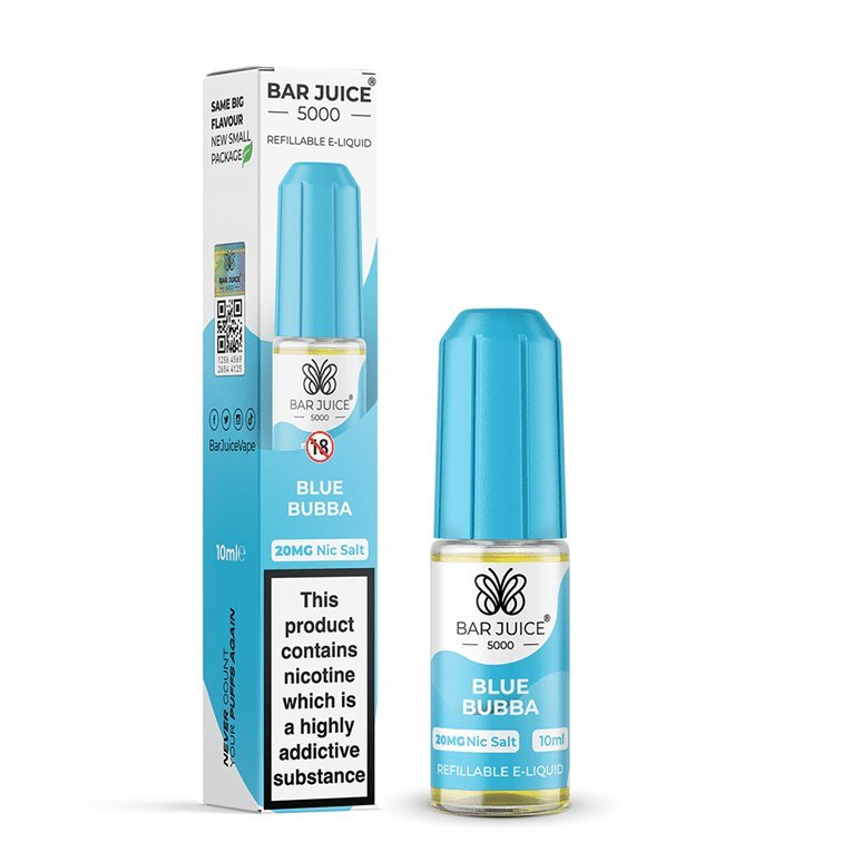 bulk wholesale Bar Juice 5000 Nic Salts Box of 10 - Blue Bubba