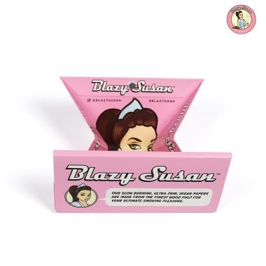 bulk wholesale Blazy Susan Pink King Size Slim Deluxe Rolling Kit - 32 Leaves -
