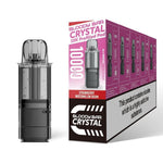 bulk wholesale Bloody Bar Crystal 10k Replacement Pods Pack of 5 - Strawberry Watermelon Bubble Gum