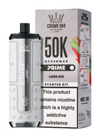 bulk wholesale Al Fakher 50k Hypermax Prime Vape Kit - Box of 5 - Luch Ice