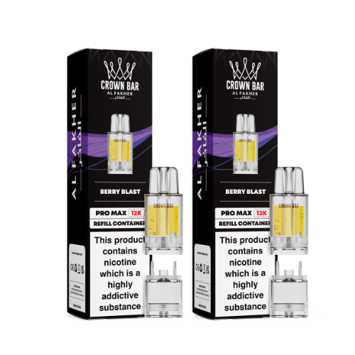 bulk wholesale Al Fakher Pro Max 12k Replacement Pods Box of 5 - Banana Ice