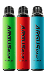 bulk wholesale Argus Bar Neon 2000 Prefilled Pod Kit Box of 10 - Juicy Peach