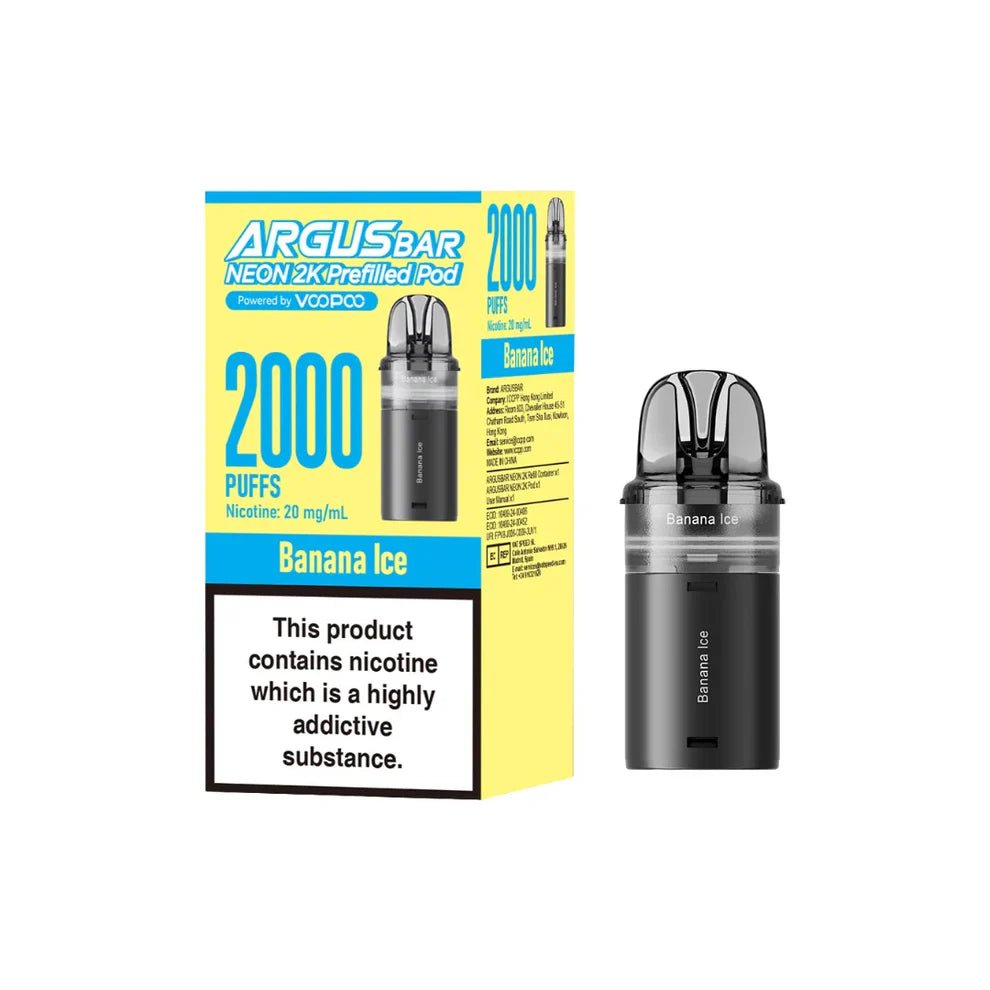 bulk wholesale Argus Bar Neon 2000 Replacement Pods Pack of 10 - Juicy Peach