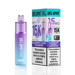 bulk wholesale Big Bar 15000 Pro Vape Kit Box of 5 - Blueberry Cherry Cranberry