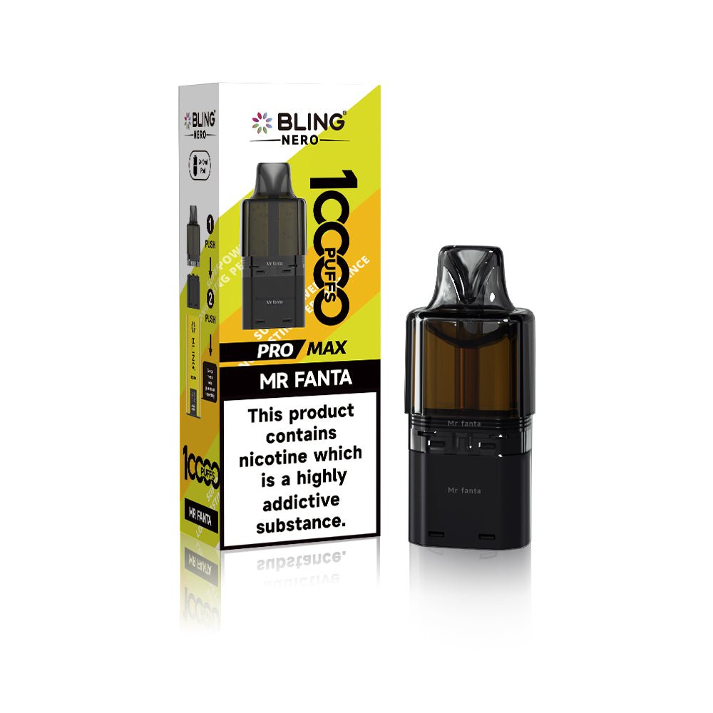 bulk wholesale Crystal Bling Nero 10k Prefilled Pods Box of 5 - Mr Fanta