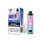 bulk wholesale Crystal Galaxy Focus 6000 Prefilled Pod Vape - Blueberry Cherry Cranberry