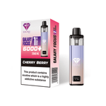 bulk wholesale Crystal Galaxy Focus 6000 Prefilled Pod Vape - Cherry Berry