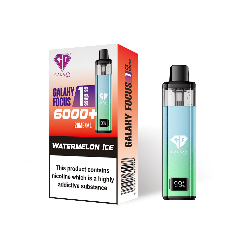 bulk wholesale Crystal Galaxy Focus 6000 Prefilled Pod Vape - Watermelon Ice