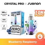 bulk wholesale Crystal Pro CP10K Prefilled Pod Vape 0MG Box of 5 - Blueberry Raspberry