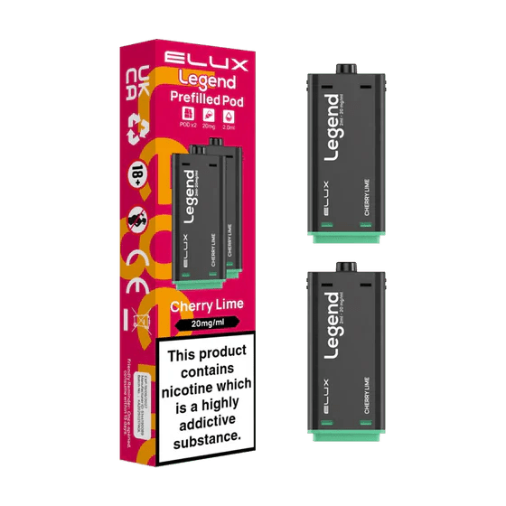 bulk wholesale Elux Legend 1500 Replacement Pods Pack of 2 - Cherry Lime