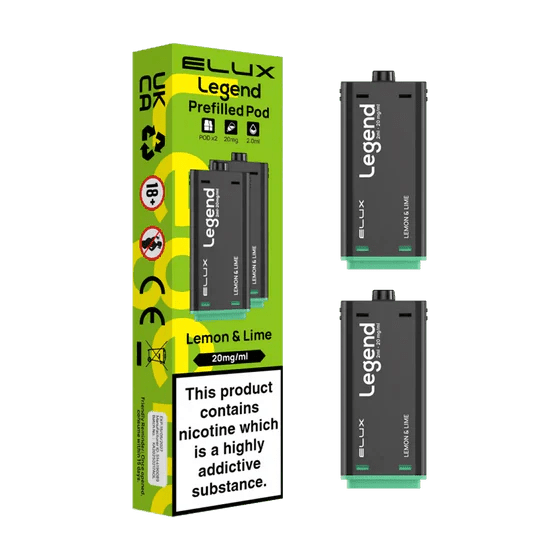 bulk wholesale Elux Legend 1500 Replacement Pods Pack of 2 - Lemon & Lime