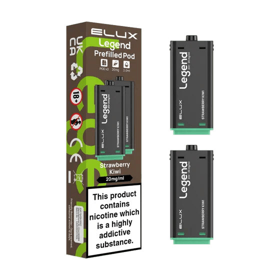 bulk wholesale Elux Legend 1500 Replacement Pods Pack of 2 - Strawberry Kiwi