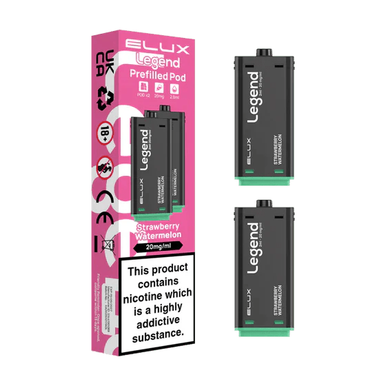 bulk wholesale Elux Legend 1500 Replacement Pods Pack of 2 - Strawberry Watermelon
