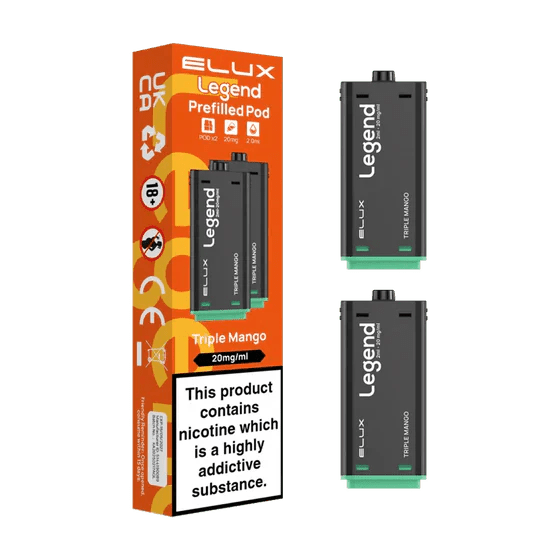 bulk wholesale Elux Legend 1500 Replacement Pods Pack of 2 - Triple Mango
