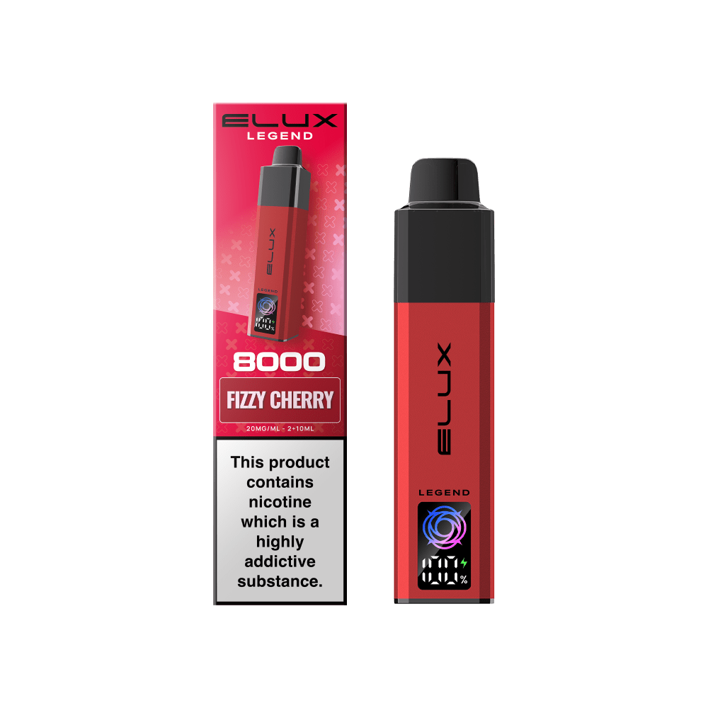 bulk wholesale Elux Legend 8000 Pod Vape Kit Box of 5 - Fizzy Cherry