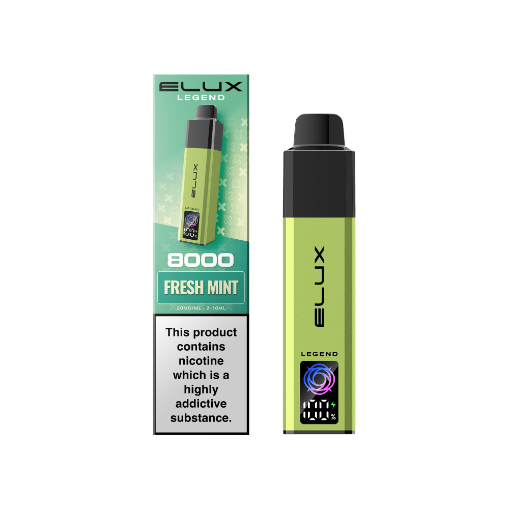 bulk wholesale Elux Legend 8000 Pod Vape Kit Box of 5 - Fresh Mint