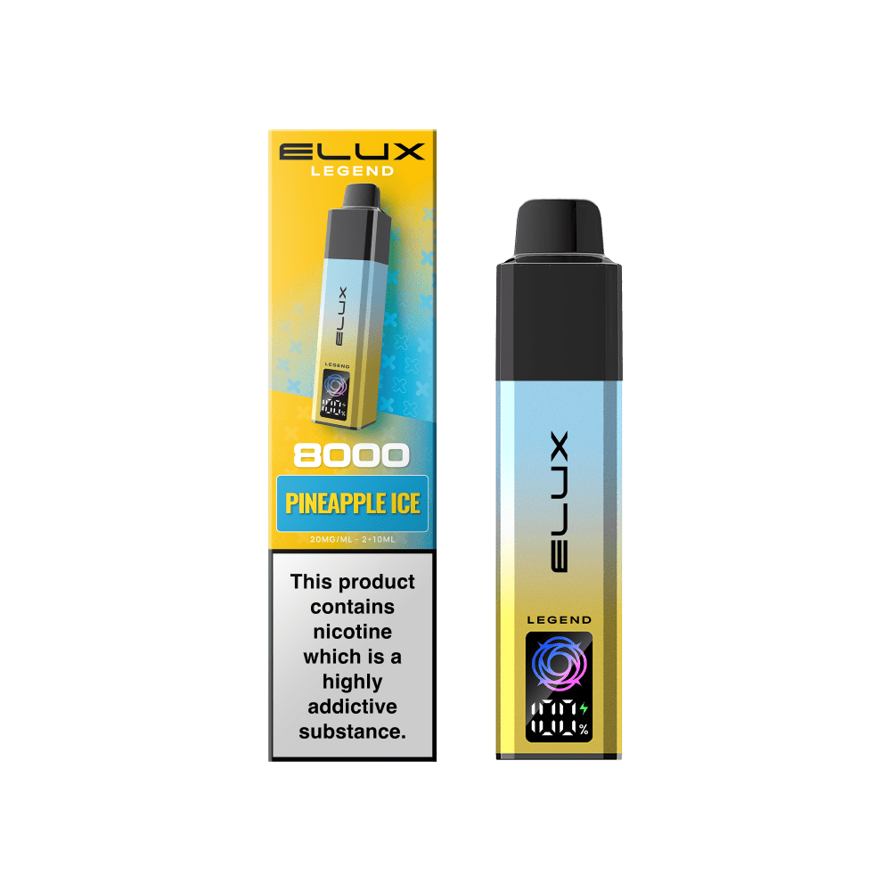 bulk wholesale Elux Legend 8000 Pod Vape Kit Box of 5 - Pineapple Ice