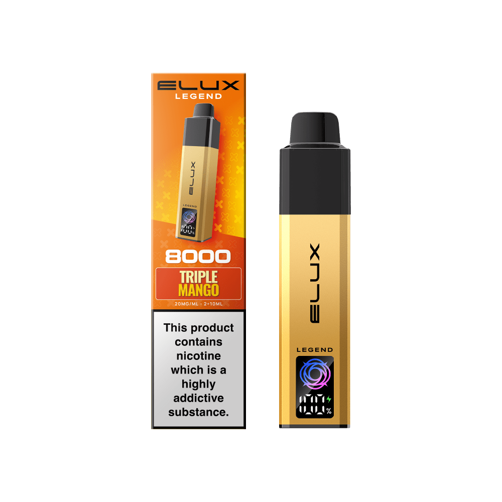 bulk wholesale Elux Legend 8000 Pod Vape Kit Box of 5 - Triple Mango
