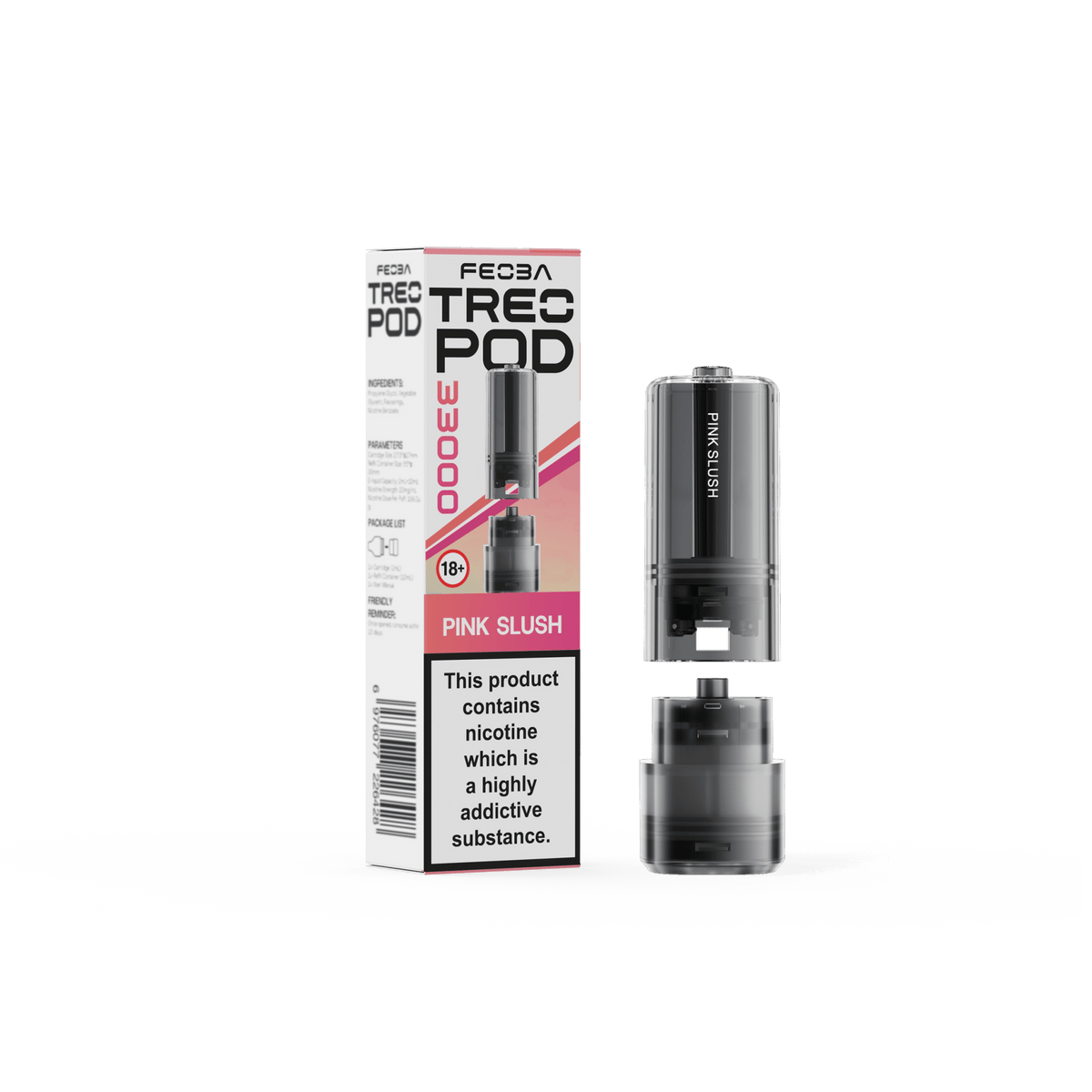 bulk wholesale Feoba Treo 33k Replacement Pods Box of 5 - Pineaaple Lime Burst