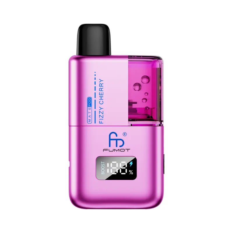 bulk wholesale Fumot Mate 10k Prefilled Pod Vape Kit Box of 5 - Fizzy Cherry
