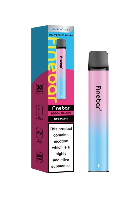 bulk wholesale Hayati Finebar 1000 Prefilled Pod Kit - Blue Razz GB