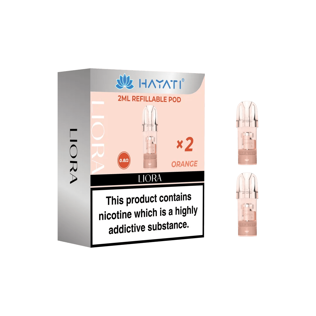 bulk wholesale Hayati Liora Refillable Empty Pods - Orange