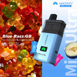 bulk wholesale Hayati Mini Ultra 1500 Prefilled Pod Vape Kit Box of 5 - Blue Razz GB