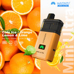 bulk wholesale Hayati Mini Ultra 1500 Prefilled Pod Vape Kit Box of 5 - Cola Ice / Orange Lemon & Lime