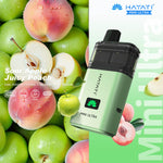 bulk wholesale Hayati Mini Ultra 1500 Prefilled Pod Vape Kit Box of 5 - Sour Apple / Juicy Peach