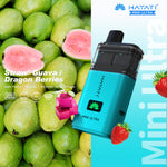 bulk wholesale Hayati Mini Ultra 1500 Prefilled Pod Vape Kit Box of 5 - Straw' Guava / Dragon Berries