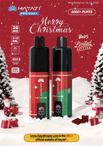 bulk wholesale Hayati Pro Max Plus 6000 Christmas Edition Vape Kit 5 Pack - Banana Ice