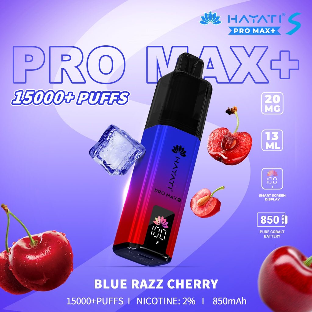 bulk wholesale Hayati Pro Max S Plus 15K Pod Vape Kit - Blue Razz Cherry
