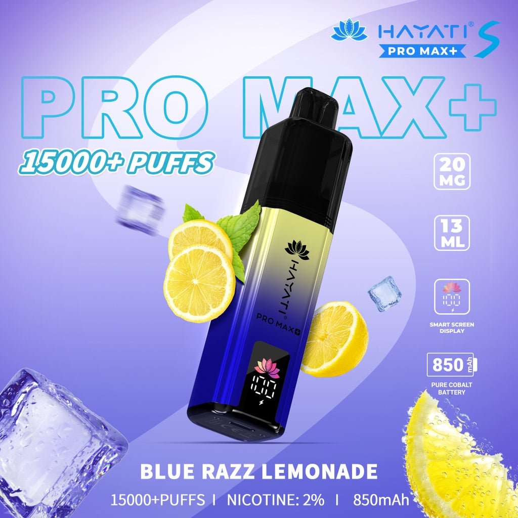 bulk wholesale Hayati Pro Max S Plus 15K Pod Vape Kit - Blue Razz Lemonade