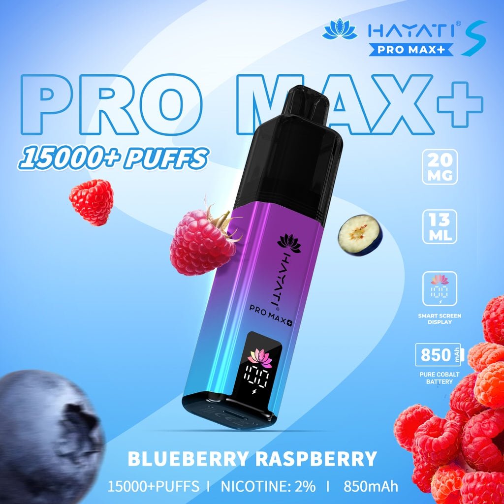 bulk wholesale Hayati Pro Max S Plus 15K Pod Vape Kit - Blueberry Raspberry
